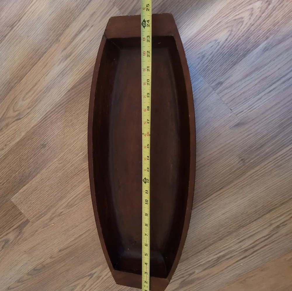 Pottery barn long wood tray
